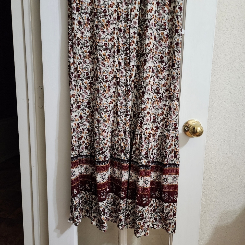 Knox Rose XL Boho Floral Maxi Dress Sleeveless Border Print Festival Cottagecore - Picture 6 of 13